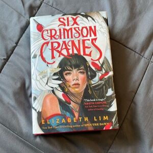 six crimson cranes by elizabeth lim - hardcover ya fantasy book